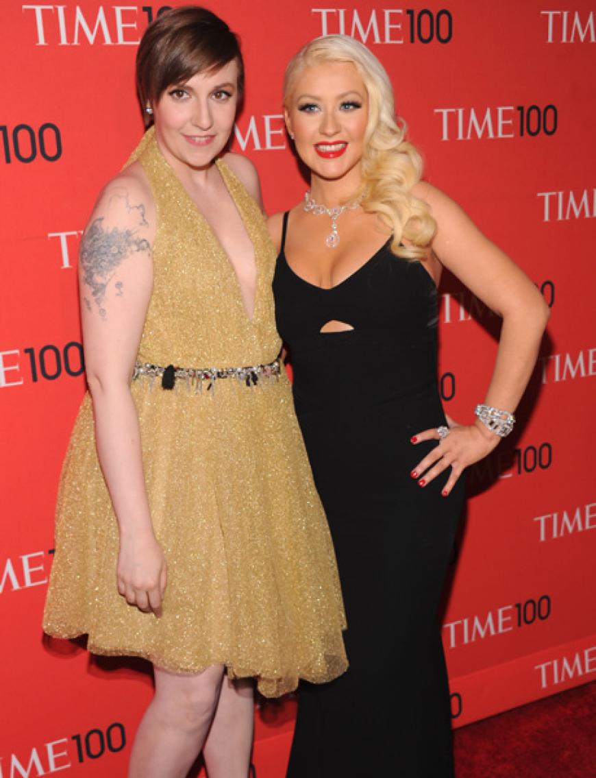 Die gefeierte Schauspielerin Lena Dunham (