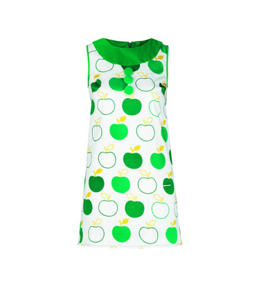 Retro-Dress mit verspieltem Apfel-Druck über very.co.uk, ca. 60 Euro