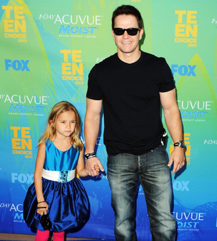 Von Kindern für Kinder: Hollywood-Star Mark Wahlberg brachte seine Tochter zu den
