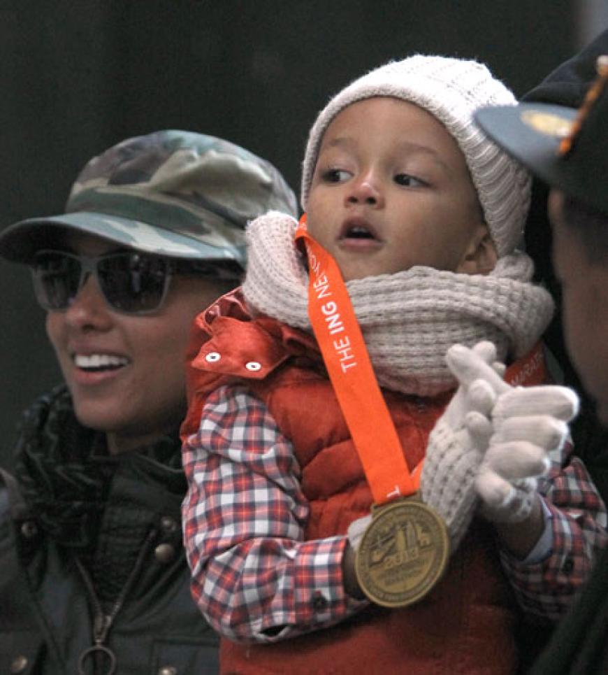 Na, wer hat denn hier eine Medaille beim New York Marathon ergattert?´