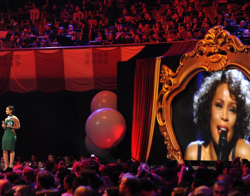 Bewegender Moment: Die verstorbene Soul-Diva Whitney Houston wurde geehrt