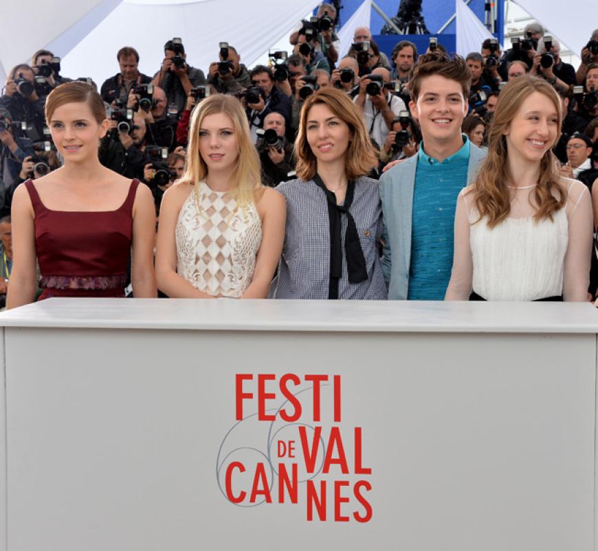 Emma Watson, Claire Julien, Sofia Coppola, Israel Broussard und Taissa Fariga beim Fototermin zu