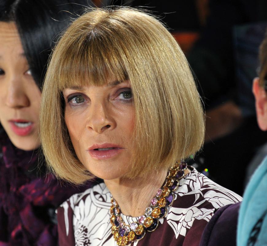 Vor ihr zittern die größten Designer: Anna Wintour bei´ Mary Katrantzou