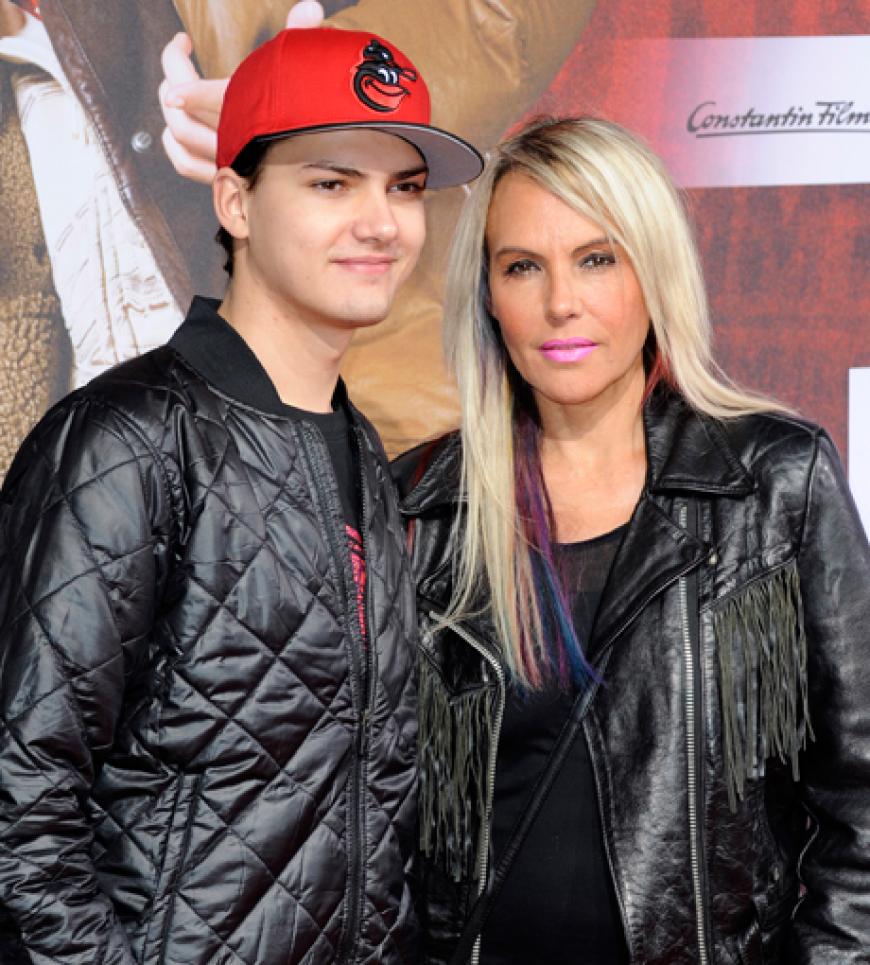 Mutter und Sohn: Jimmy Blue Ochsenknecht und Natascha Ochsenknecht