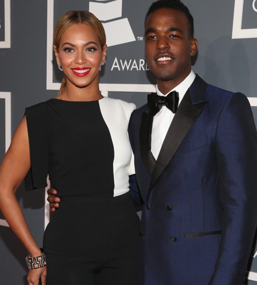 Beyoncé Knowles posierte mit US-Sänger Luke James