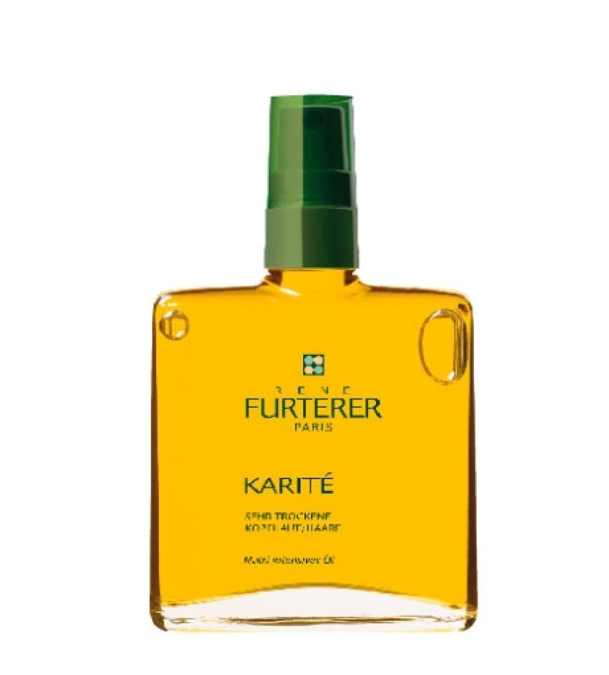 Karité %u2013 Nutri intensives Öl stellt die Zellmembran wieder her und entspannt die Kopfhaut, von René Furterer, 100 ml ca. 28 Euro