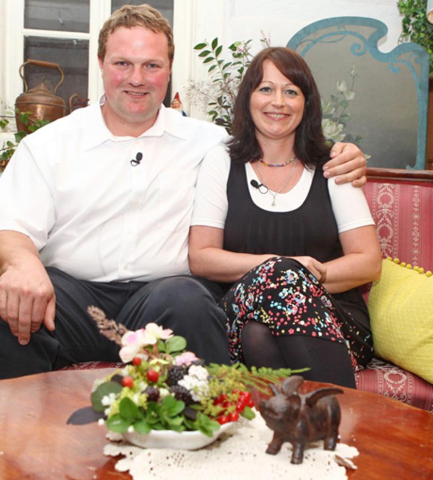 Milchbauer Martin und Cornelia