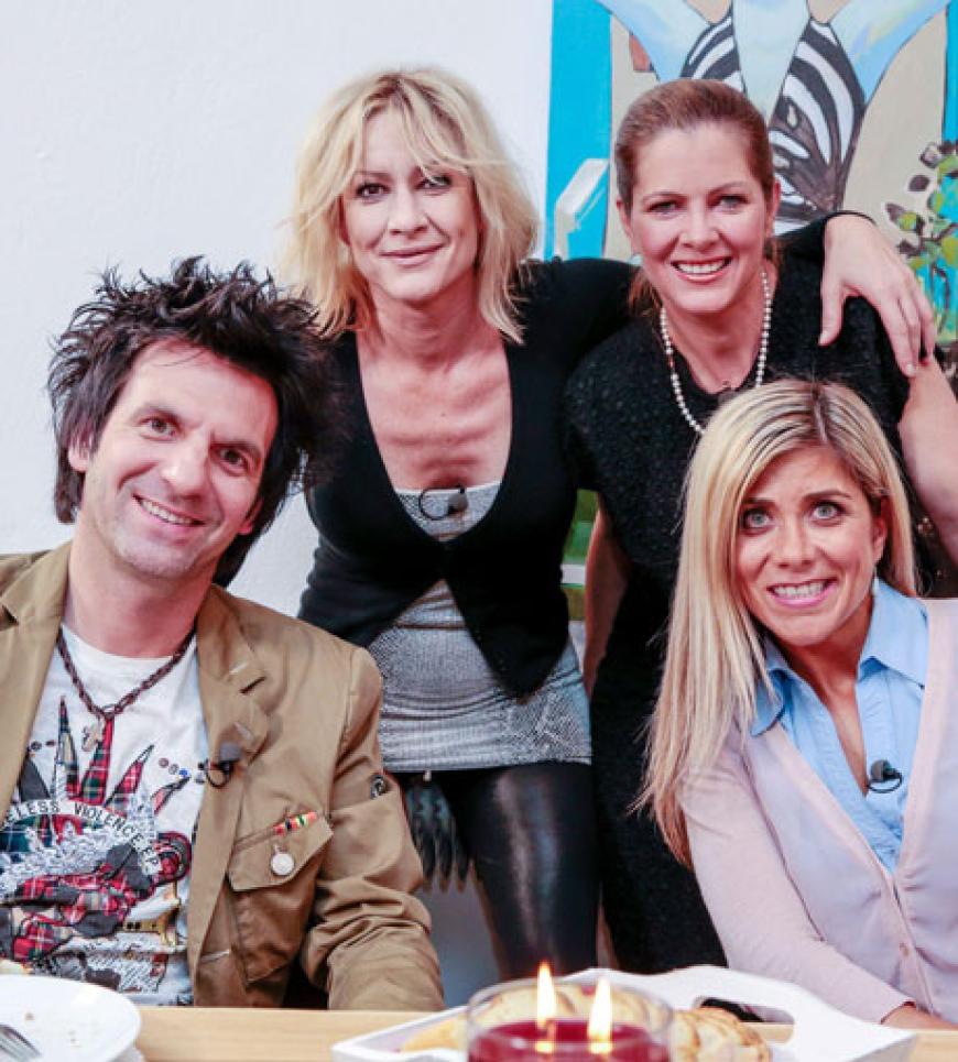 Die Crew: Patrick Hufen, Birgit Stein, Maxi Biewer, Panagiota Petridou