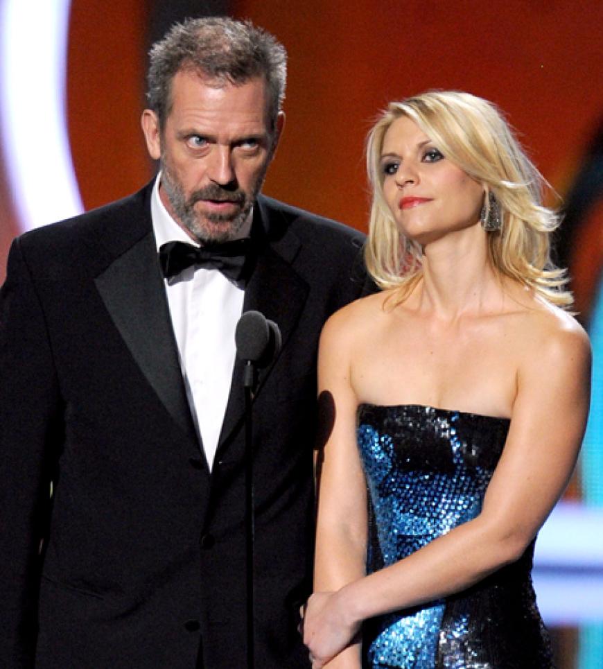 Zwei sympathische Laudatoren: Hugh Laurie und Claire Danes