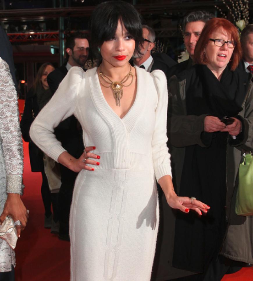 Am Samstag (12. Februar 2011) sorgte Zoe Kravitz für Glamour auf dem roten Teppich
