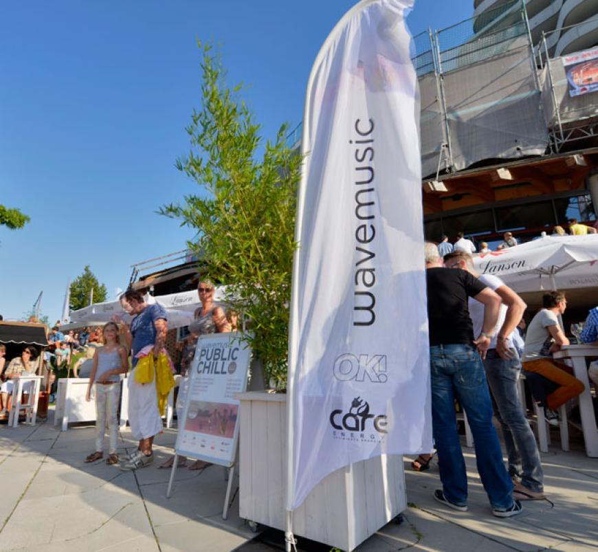 Summerbeats in der Hafencity - ab 14 Uhr stand dem Chillen bei perfekten Wetterbedingungen nichts mehr im Wege