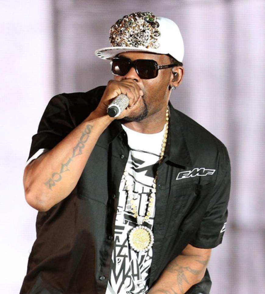 Lange nicht gesehen: Rapper R. Kelly heizte der Menge mit seinen coolen Beats ordentlich ein