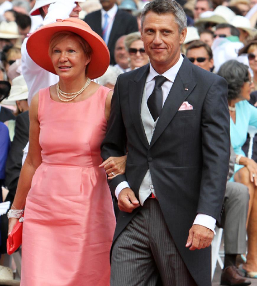 Die dänische Prinzessin Marie und Prinz Joachim