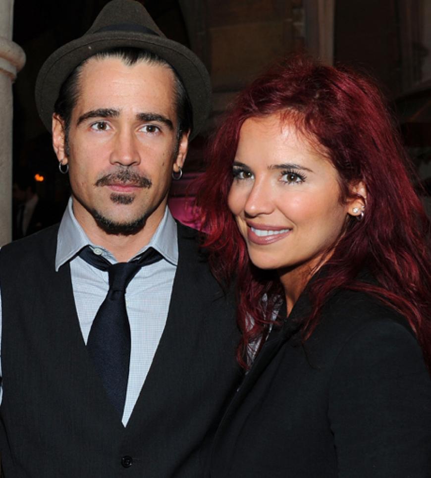 Hollywood-Bad-Boy Colin Farrell kam mit weiblicher Begleitung. Bei der hübschen Rothaarigen handelte es sich jedoch um seine Schwester Claudine