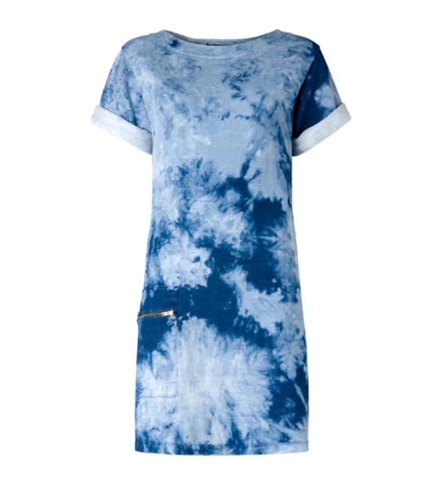Kleid in Batik-Optik über mango.com, ca. 30 Euro