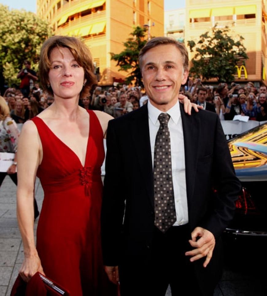 Ganz stolz auf ihren Mann Christoph Waltz ist seine Ehefrau Judith Holste
