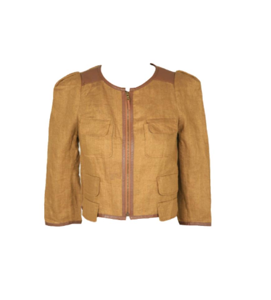 Beschichtete Canvas-Jacke von Tibi, ca. 430 Euro´