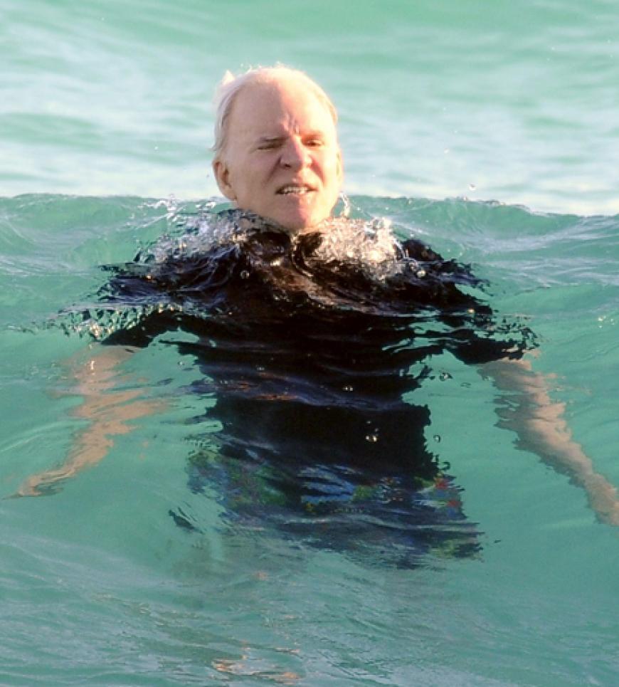 St. Barth, Sonnenschein, 32 Grad: Hier lassen es sich die Superstars momentan richtig gut gehen. Auch Steve Martin genießt die freien Tage auf der Insel