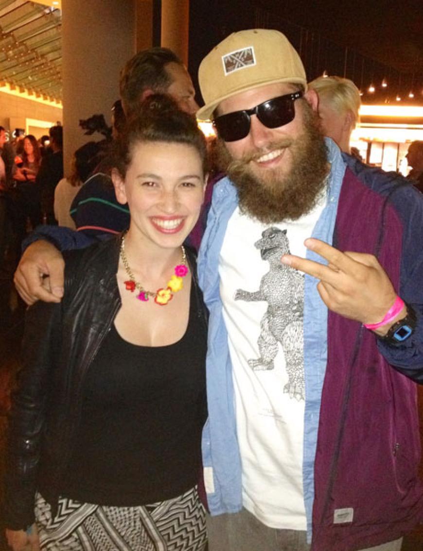 Edith feierte mit HipHop-Youtube-Star McFitti