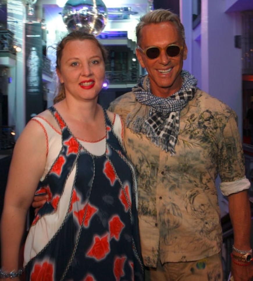 Designer Wolfgang Joop kam in Begleitung seiner Tochter Florentine