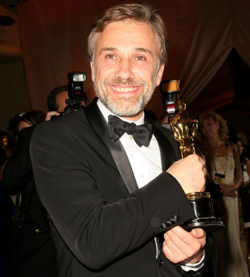 Der Österreicher Christoph Waltz gewinnt 2010 die goldene Trophäe für seine Hauptrolle in