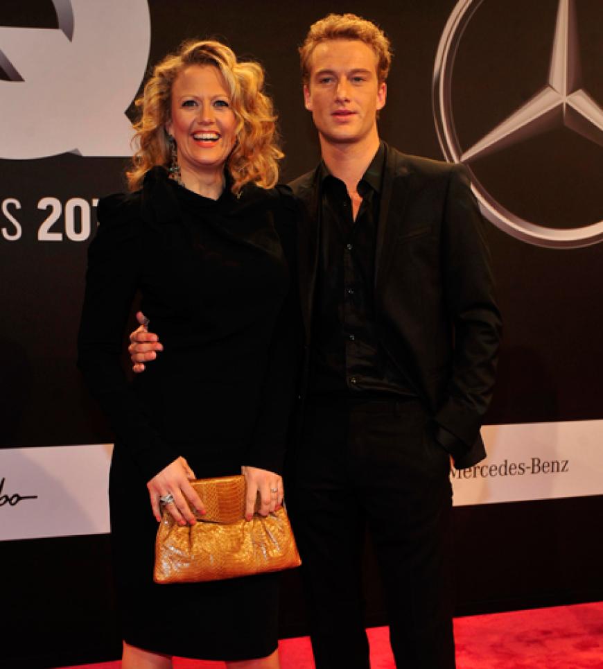 Barbara Schöneberger kam in Begleitung von Schauspieler Alexander Fehling