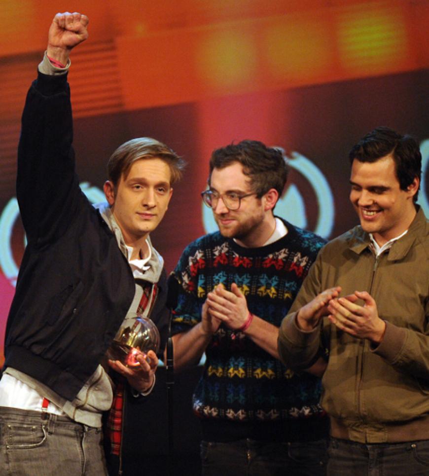 Die Band Kraftklub heimste die Auszeichnung in der Kategorie