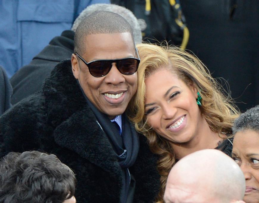 Happy Couple: Das Paar ist schon immer Fan von den Obamas gewesen. Die Wiederwahl gibt also allen Grund zur Freunde
