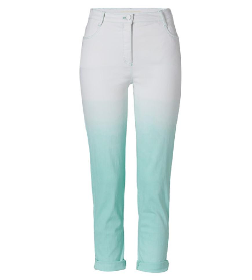 Hose in mintgrün und weiß von Betty Barclay, ca. 90 Euro