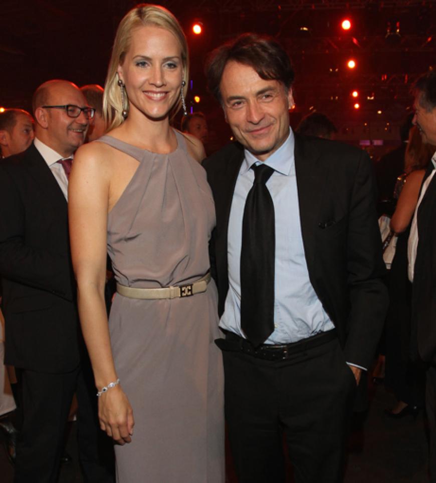 Govanni di Lorenzo und Judith Raake unterhielten sich auf der Aftershow-Party