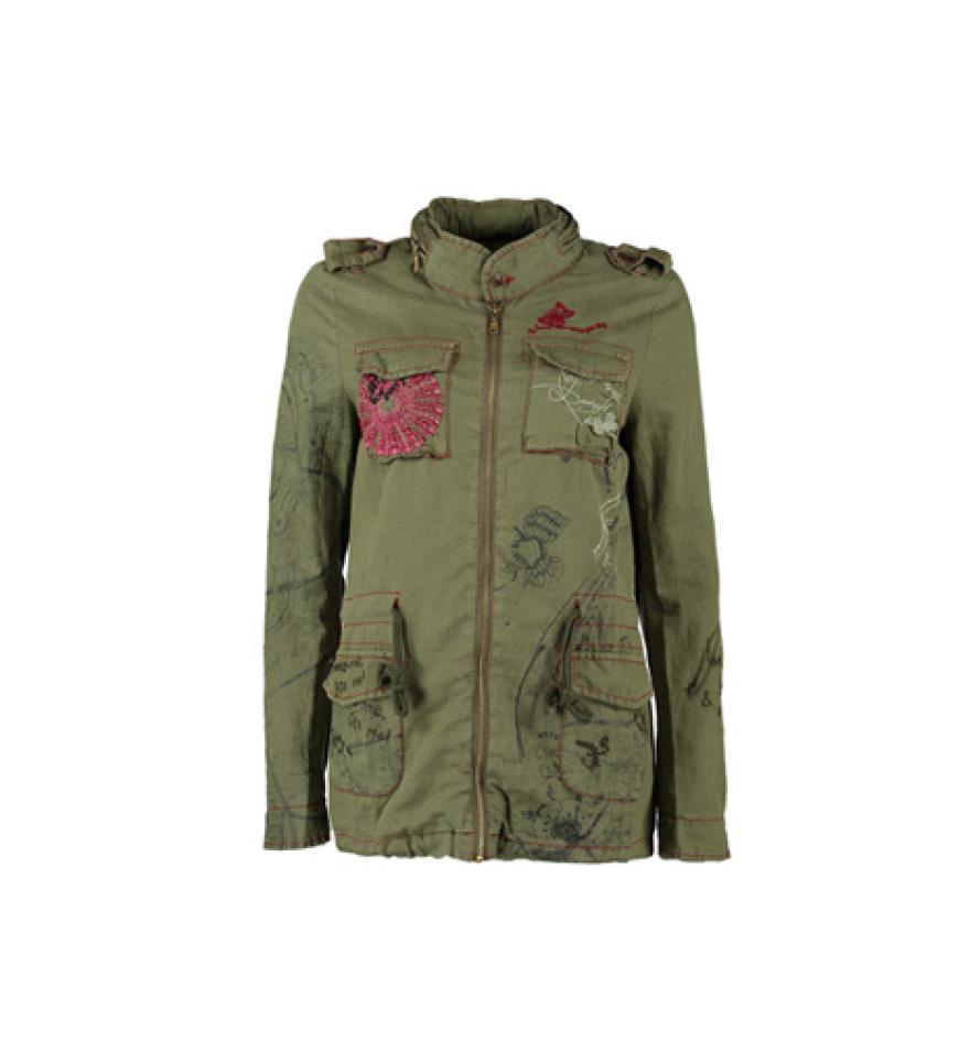 Used-Look: Parka von Desigual, ca. 175 Euro