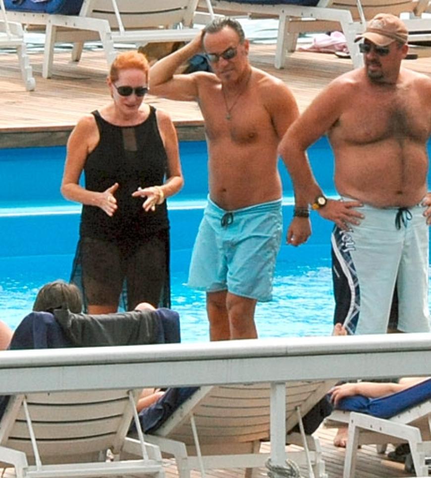 Bruce Bringsteen urlaubt mit seiner Familie am Comer See