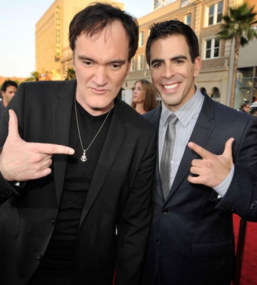 Regisseur Quentin Tarantino und Schauspieler Eli Roth