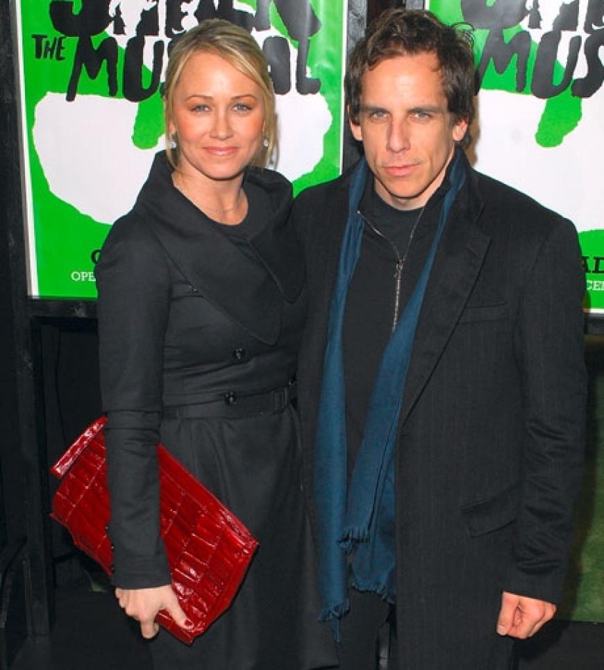 Und Ben Stiller und seine hübsche Ehefrau Christine Taylor