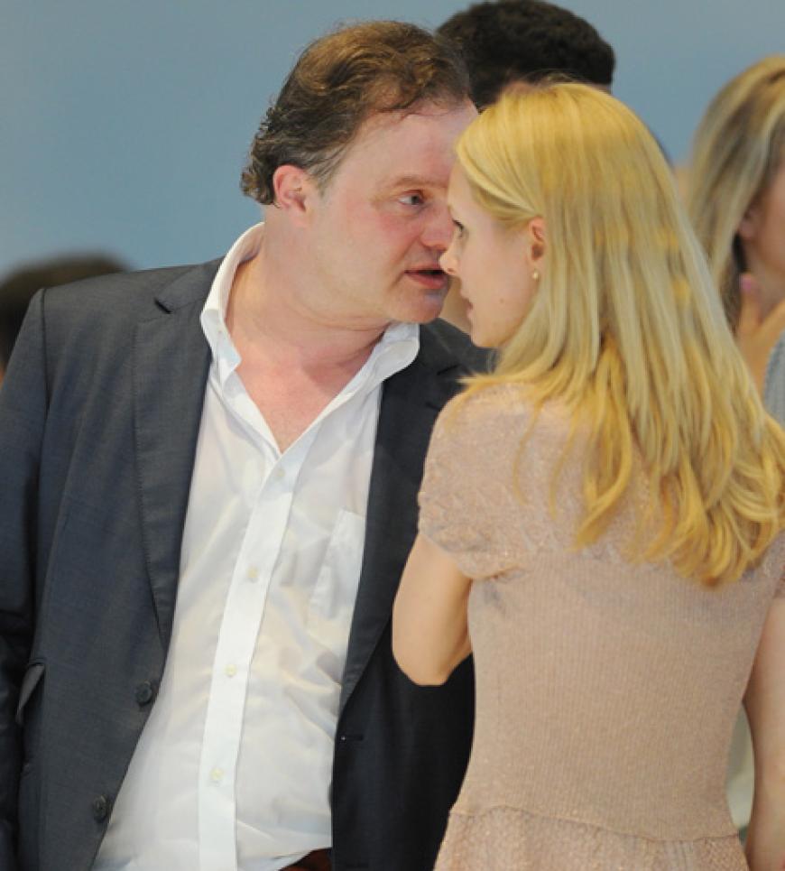 Alexander, Prinz zu Schaumburg-Lippe mit seiner Frau Nadia bei der Show von Hugo by Hugo Boss