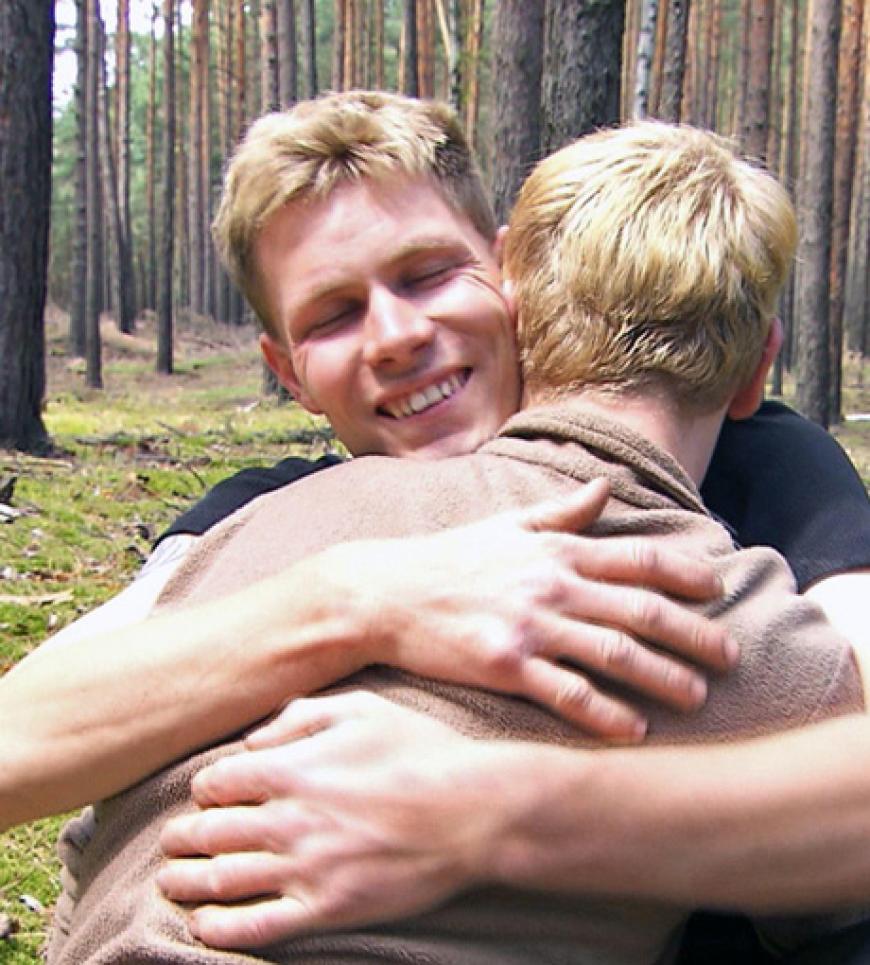 Denny und Timo sind glücklich