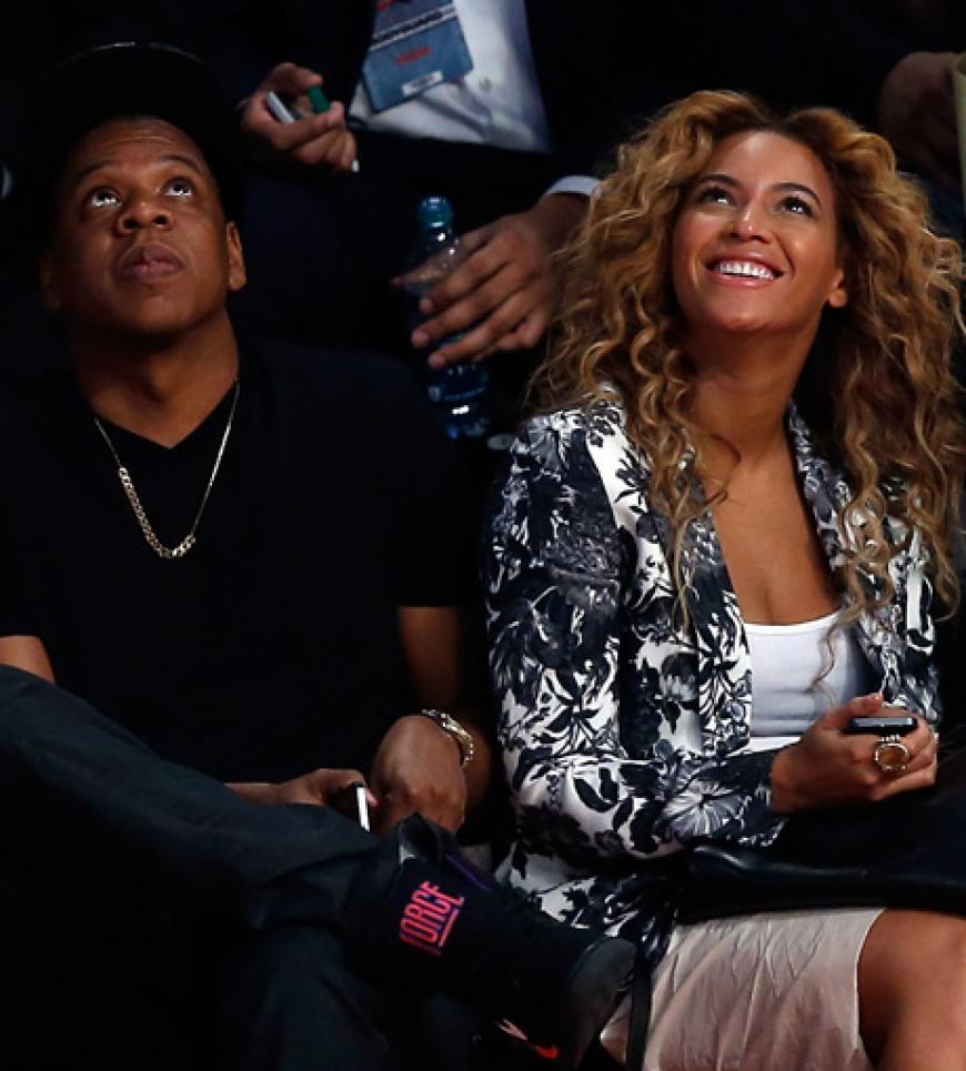 Guckuck! Jay-Z und Beyoncé zu Gast beim NBA All-Star Spiel im Toyota Center in