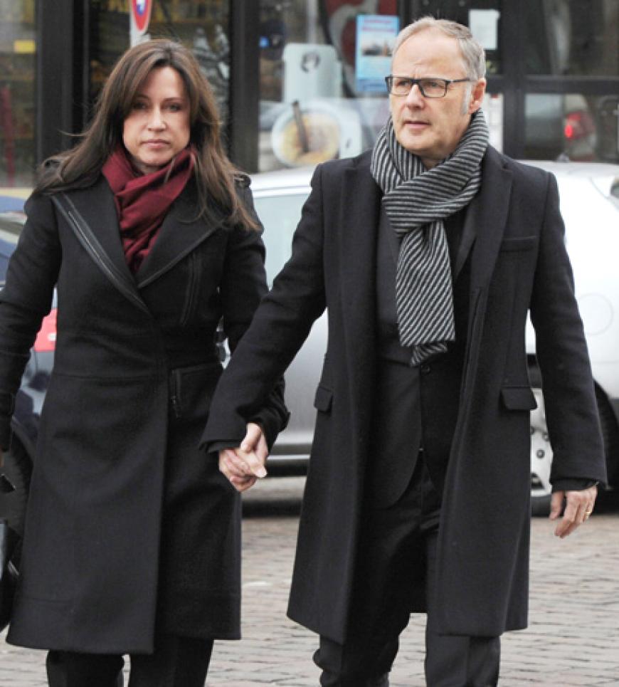 Der Moderator Reinhold Beckmann und seine Frau Kerstin waren gekommen...