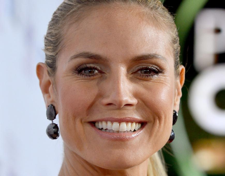 Heidi Klum strahlte in die Kameras