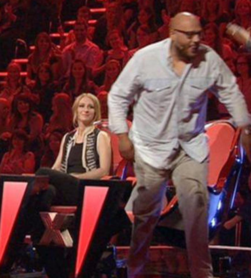 Das Duo Trashy Diced Heads sorgte dafür, dass Moses Pehlam den Saal verließ