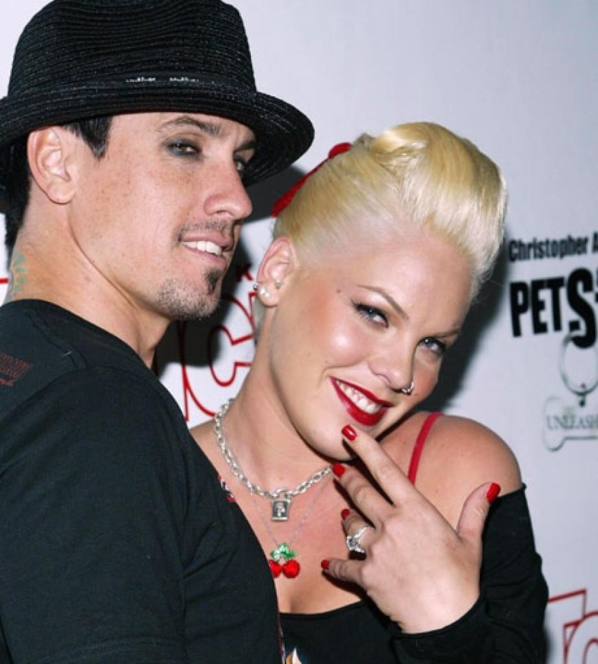 Pink und ihre große Liebe Carey Hart! Sie heirateten am 7. Januar 2006