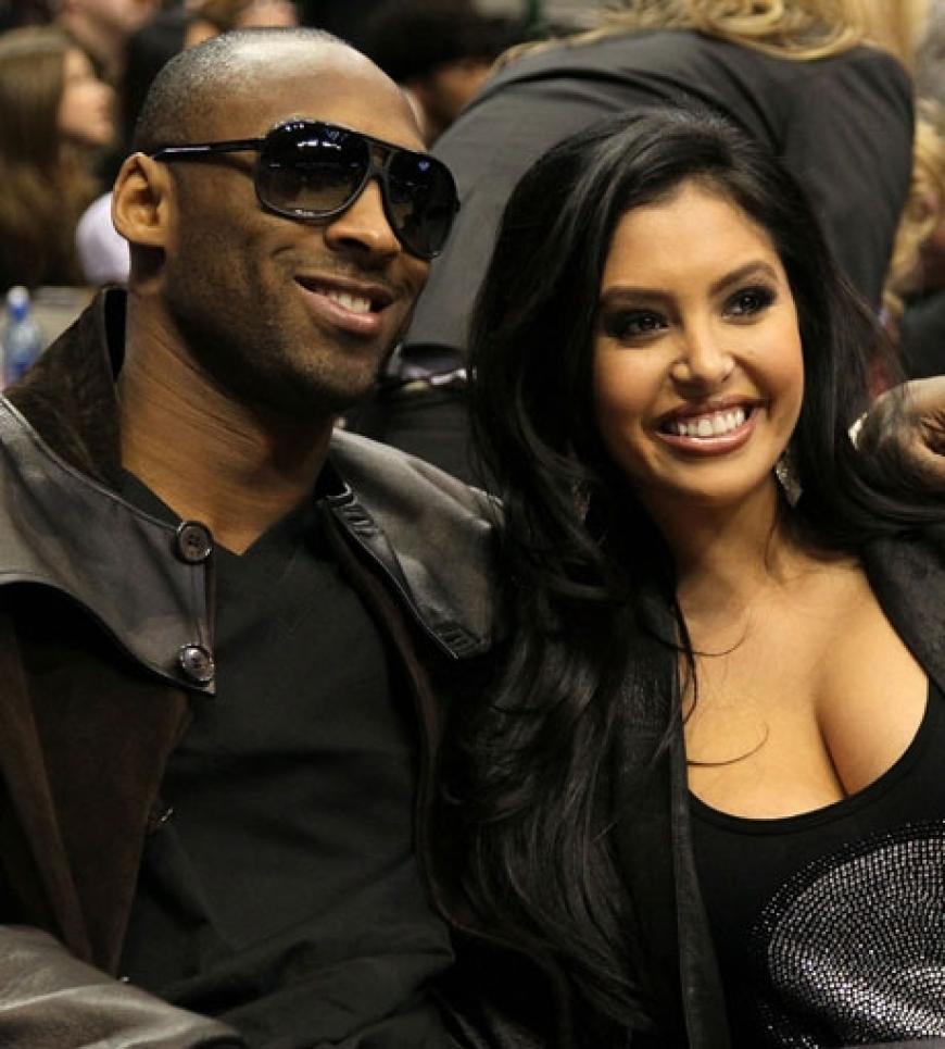 Kobe Bryant mit seiner Frau Vanessa Lynne