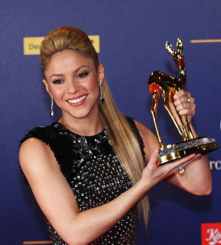 Riesenehre für Shakira: Die Sängerin erhielt bei der diesjährigen Bambi-Verleihung einen Preis als beste Künstlerin International