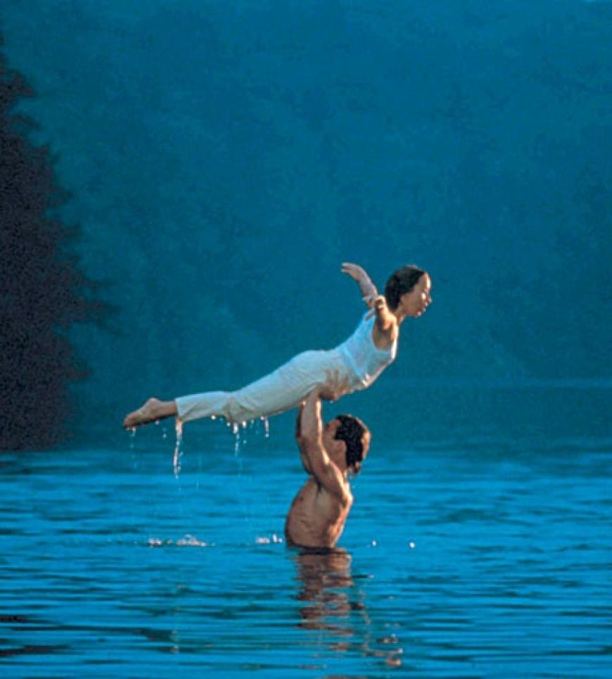 Die Story: Baby (gespielt von Jennifer Grey) lernt von Johnny tanzen und findet dabei ihre große Liebe