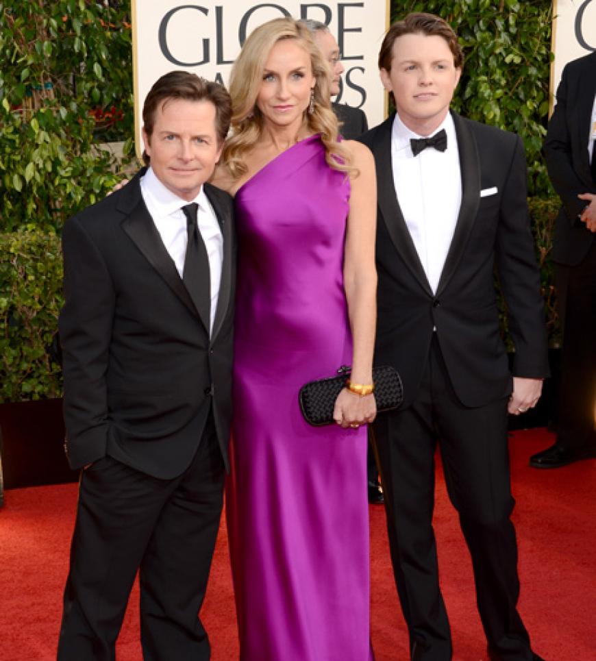 Michael J. Fox, Tracy Pollan, Sam Fox