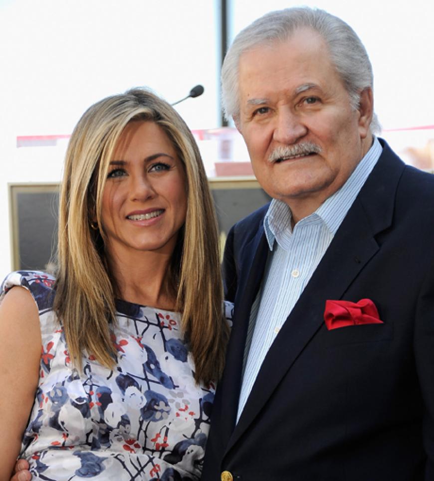 Jennifer Aniston mit ihrem Vater John
