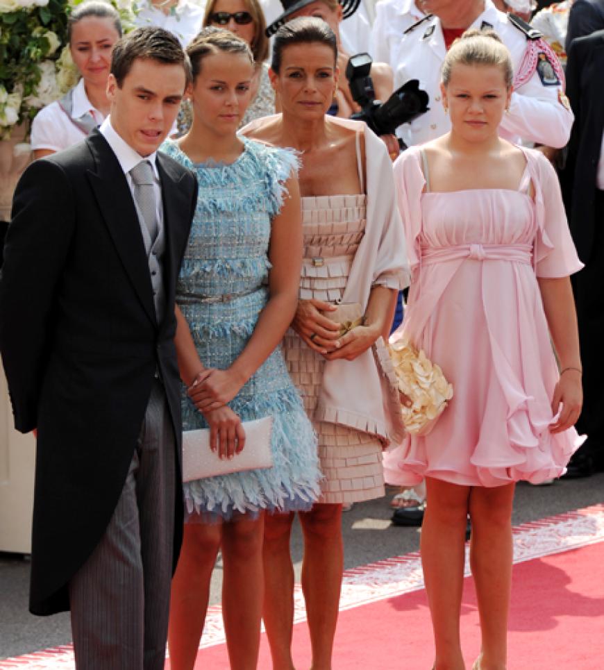 Louis Ducruet, Pauline Ducruet, Prinzessin Stephanie von Monacound Camille Gottlieb