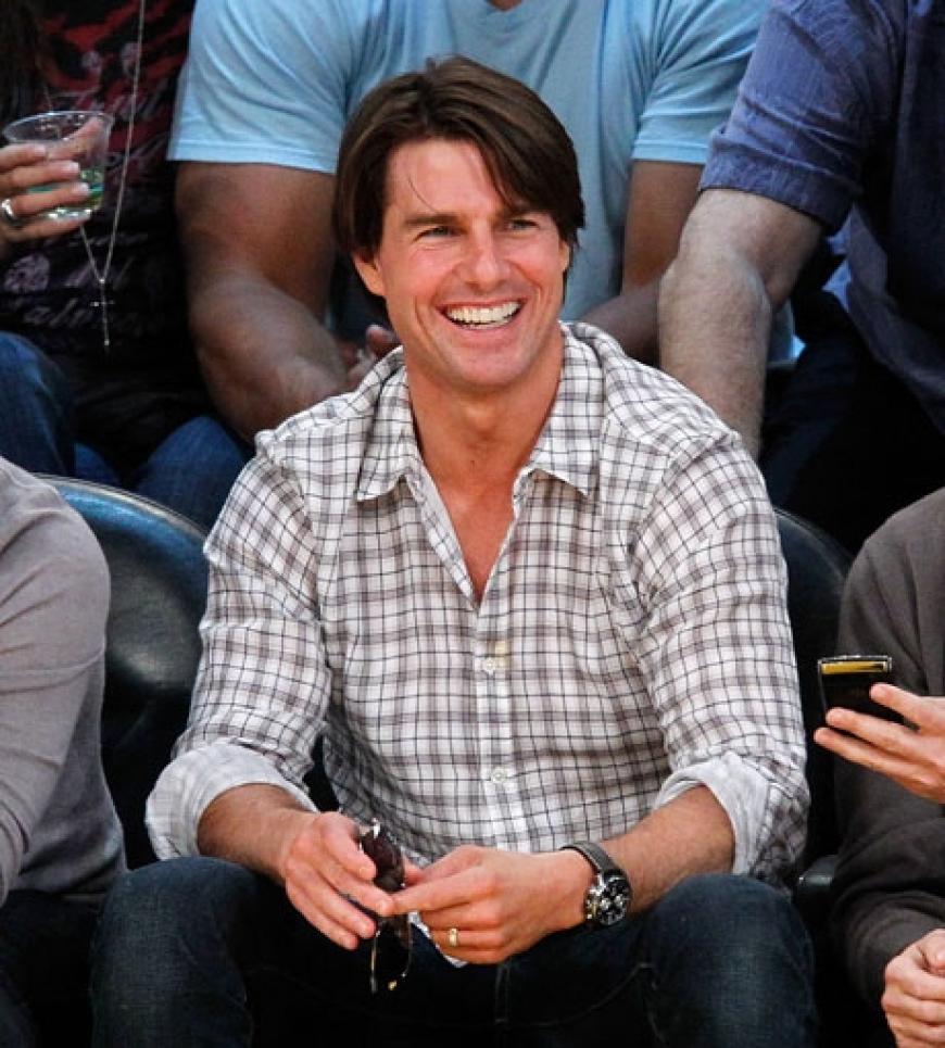 Gut gelaunt: Tom Cruise