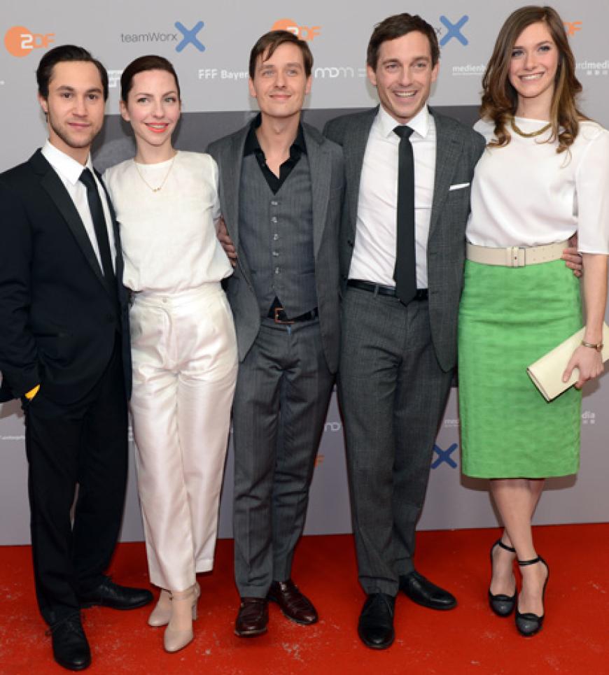 Die Hauptdarsteller Ludwig Trepte, Katharina Schüttler, Tom Schilling, Volker Bruch und Miriam Stein