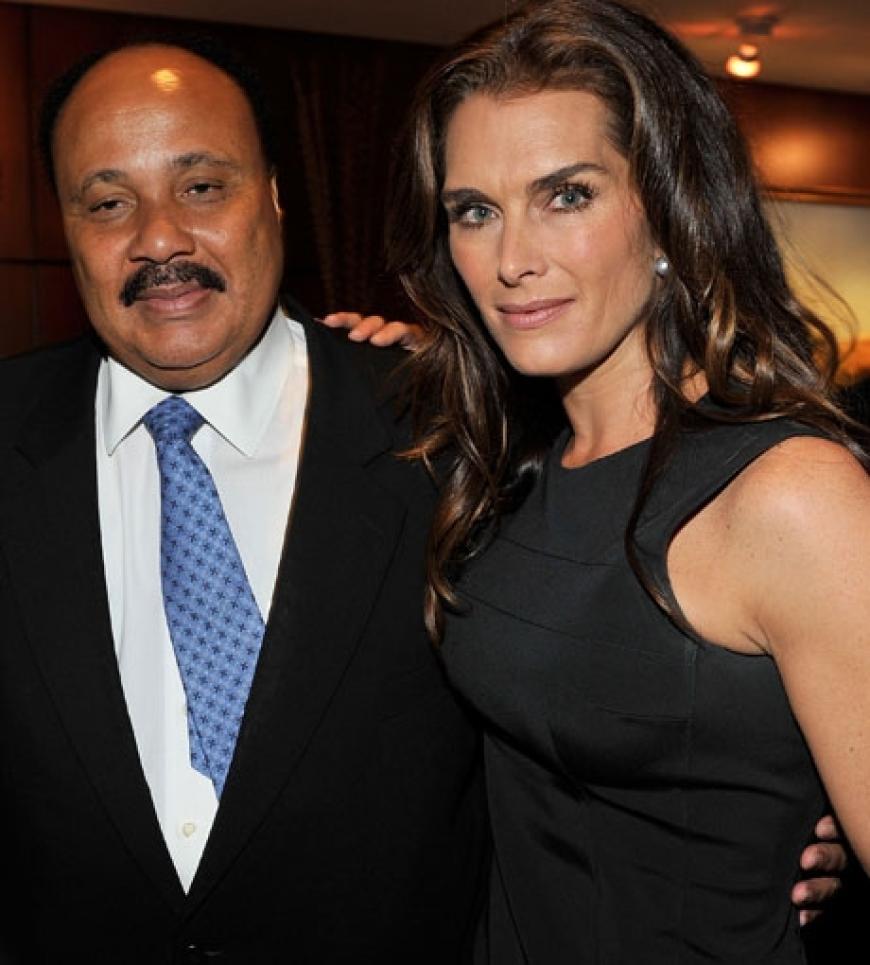 Martin Luther King III und Schauspielerin Brooke Shields - enge Freunde von Jacko